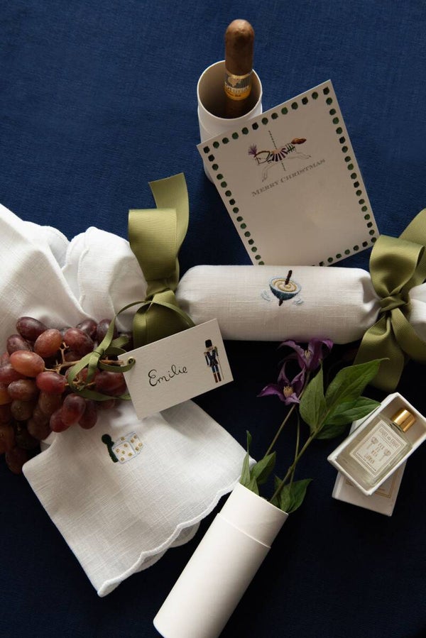 TRINKETS - CHRISTMAS CRACKER SET (incl. napkin, tube and ribbons)