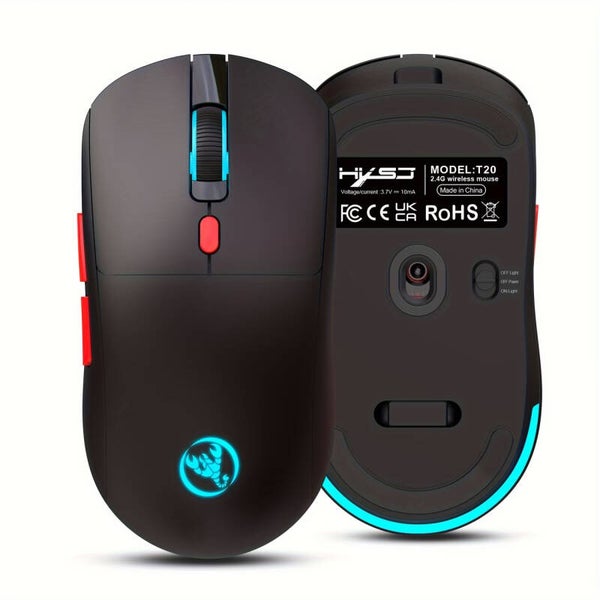HXSJ-T20 Draadloze Gaming Muis – 2.4G – 650mAh