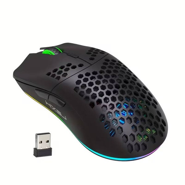 XSJ Draadloze RGB Gaming Muis – 2.4G – Oplaadbaar