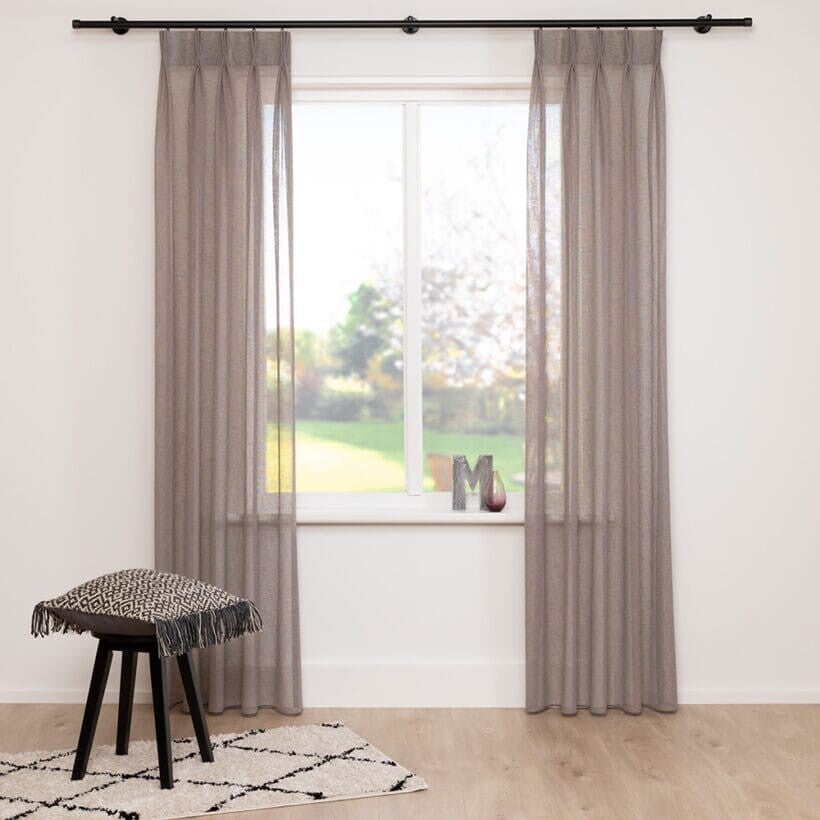 Birgit – Beton met Grijs – 21 Inbetween gordijnen in meerdere kleuren verkrijgbaar