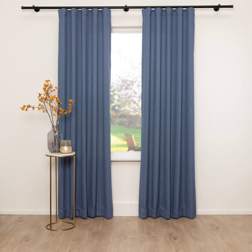 Glorious – Blauw – 04 Overgordijnen in meerdere kleuren verkrijgbaar