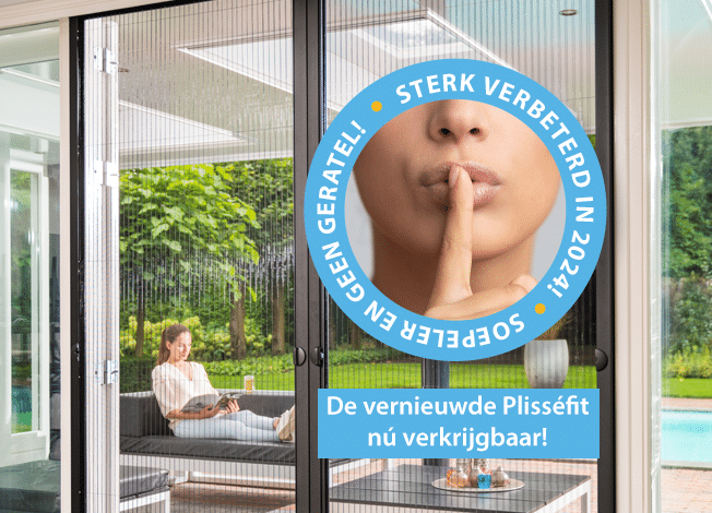 Unilux Plisse hordeur enkel  en dubbel