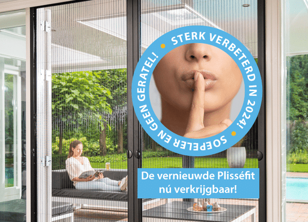 Unilux Plisse hordeur enkel  en dubbel