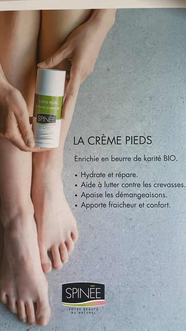 Crème pieds au beurre de Karité bio 100ml