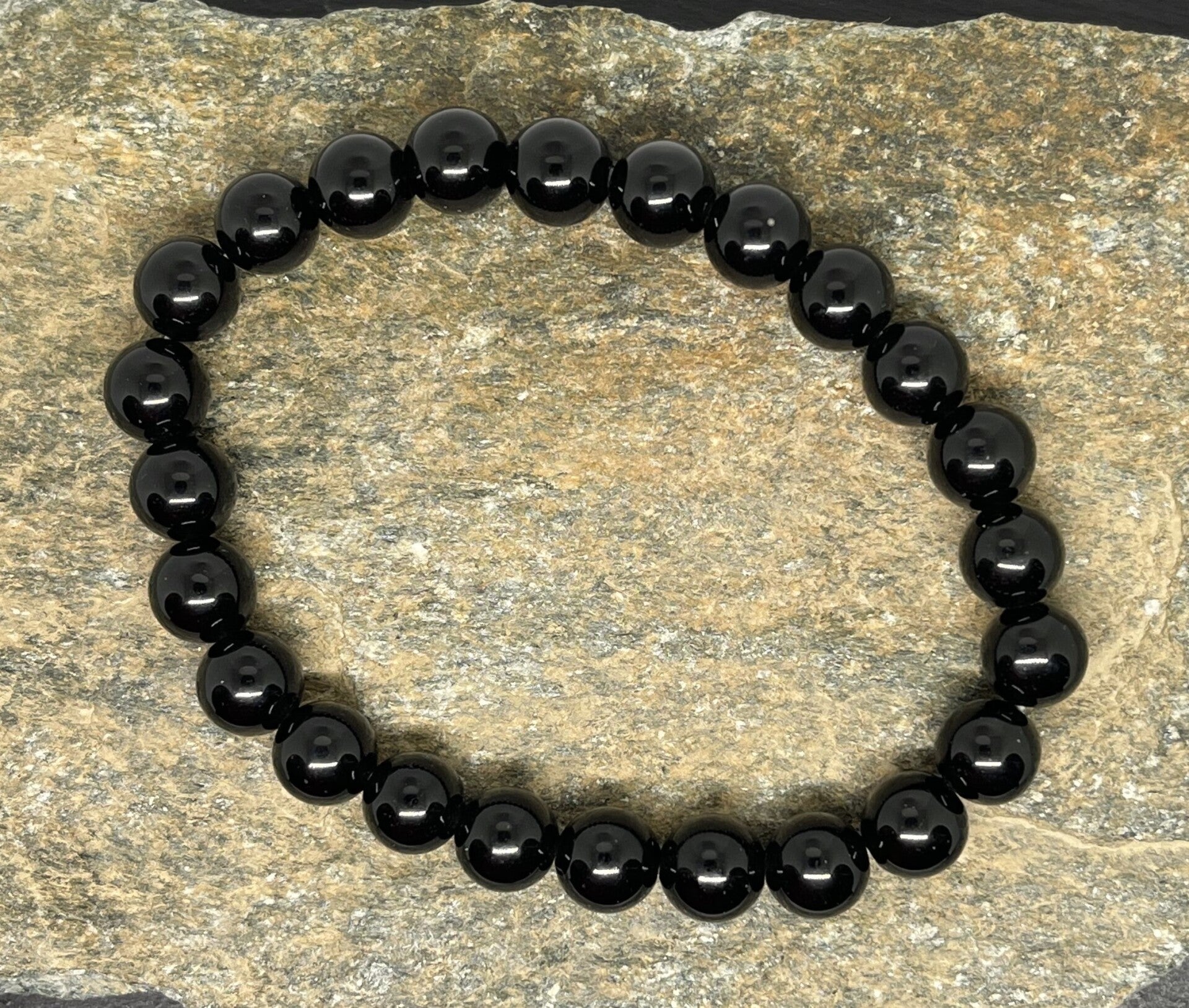 Bracelet obsidienne noire