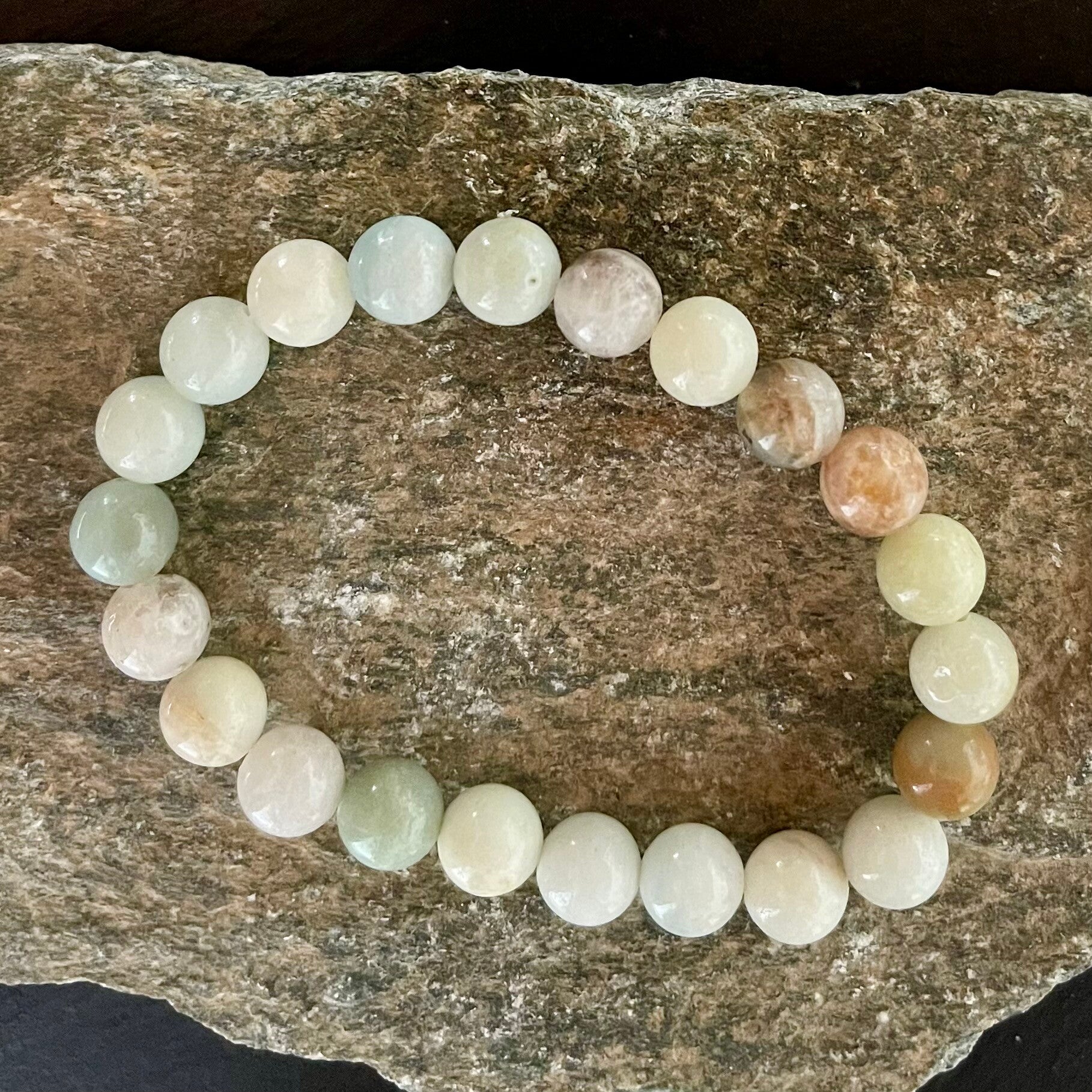 Bracelet amazonite mulicolore