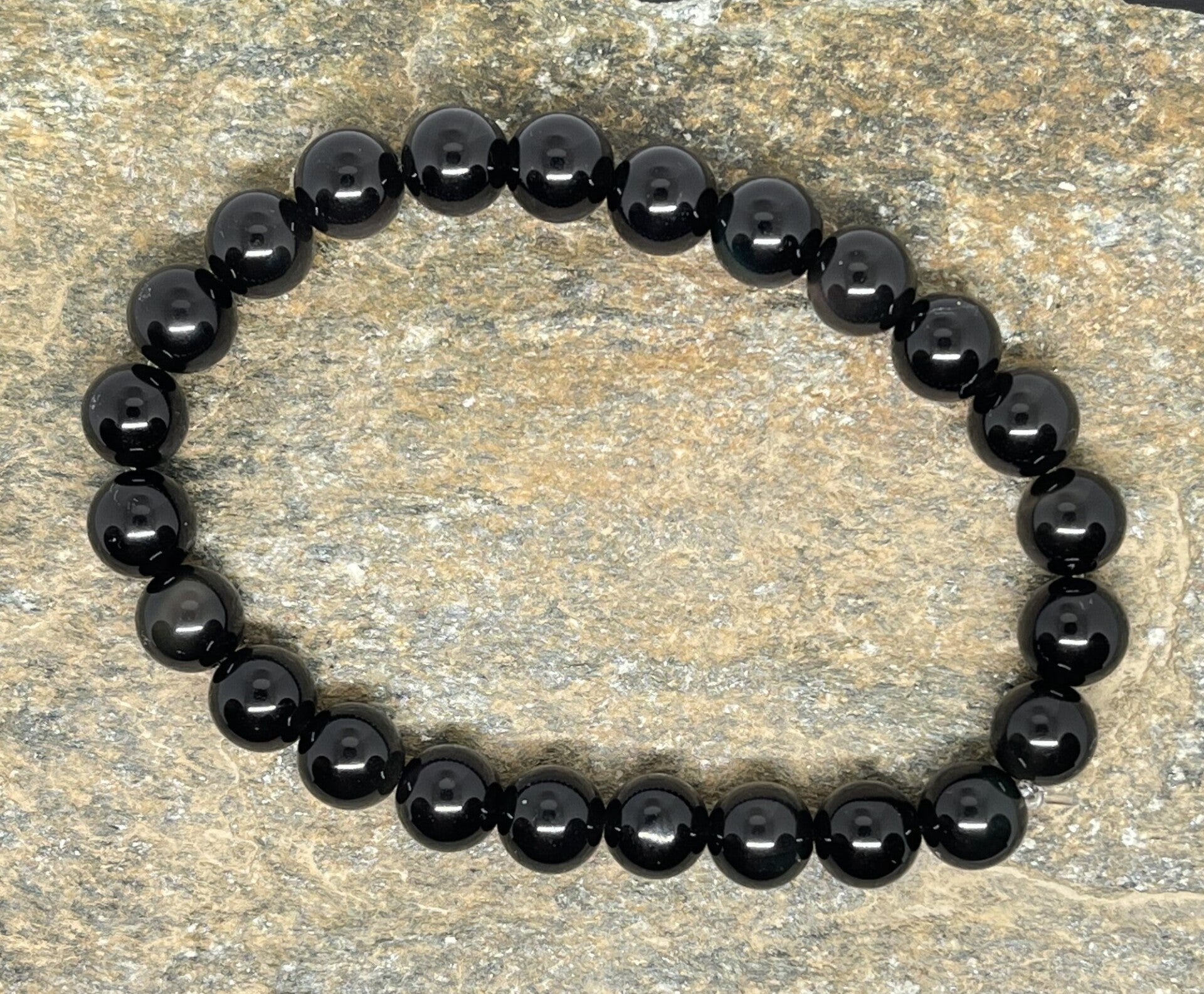 Bracelet obsidienne oeil céleste