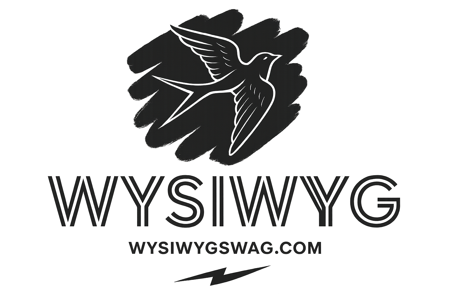 Bird in Flight Black