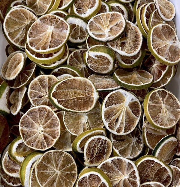 1 kg limoen schijfjes gedroogd