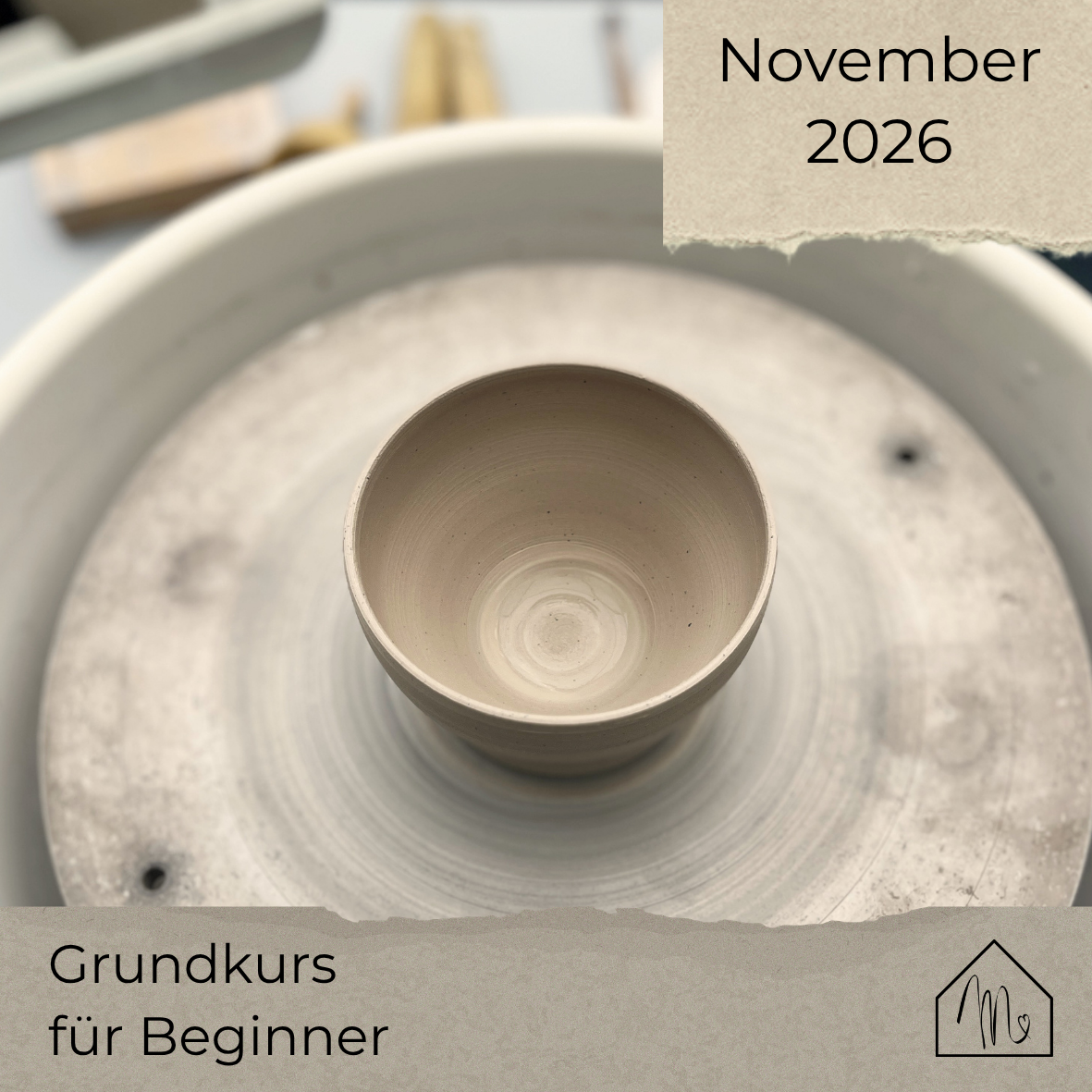 November 2026 - Grundkurs an der Drehscheibe in Flensburg
