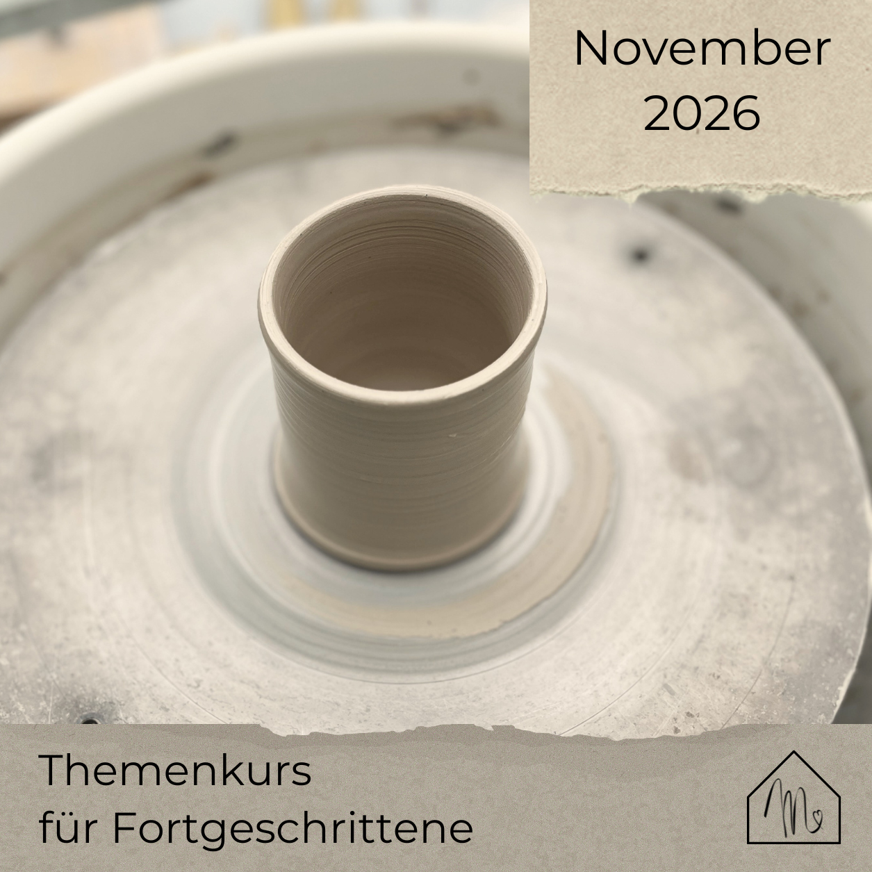 November 2026 - Themenkurs Tassen und Becher an der Drehscheibe in Flensburg