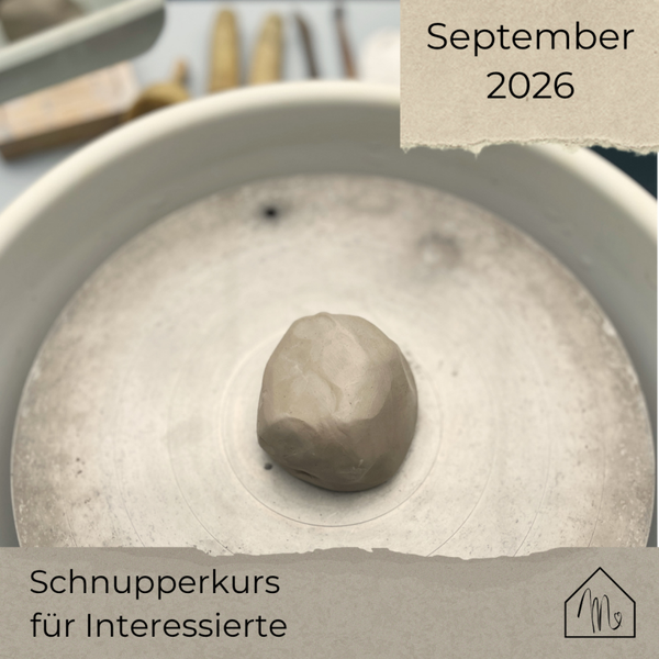 September 2026 - Schnupperkurs an der Drehscheibe in Flensburg