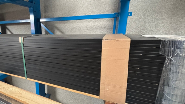 Zwarte H profiel 6 meter