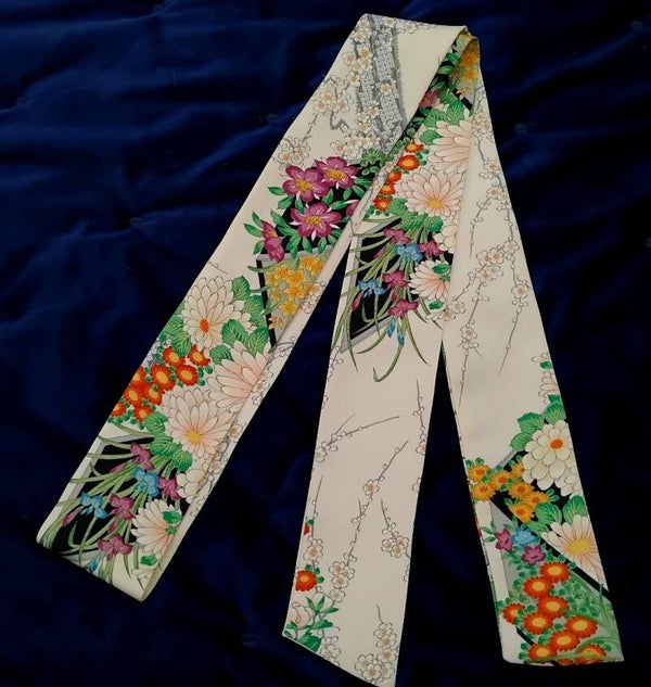 Zijden Ceintuur, sjerp of smalle sjaal 200x8cm