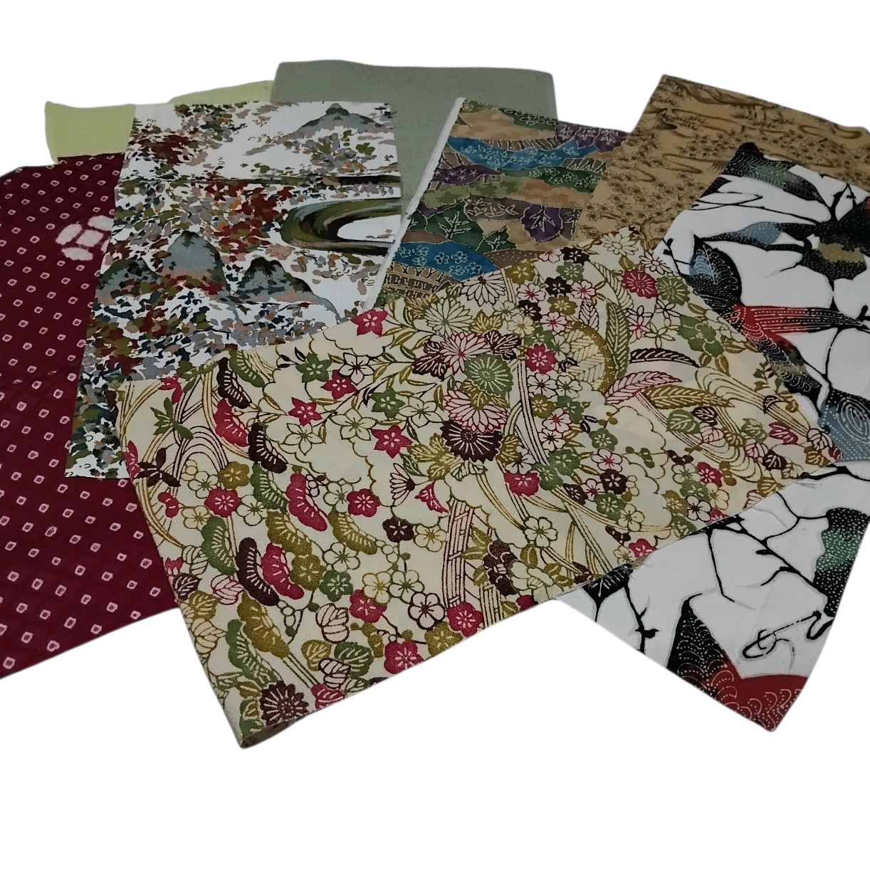 bundel 8 coupons zijde 30x15cm 1i