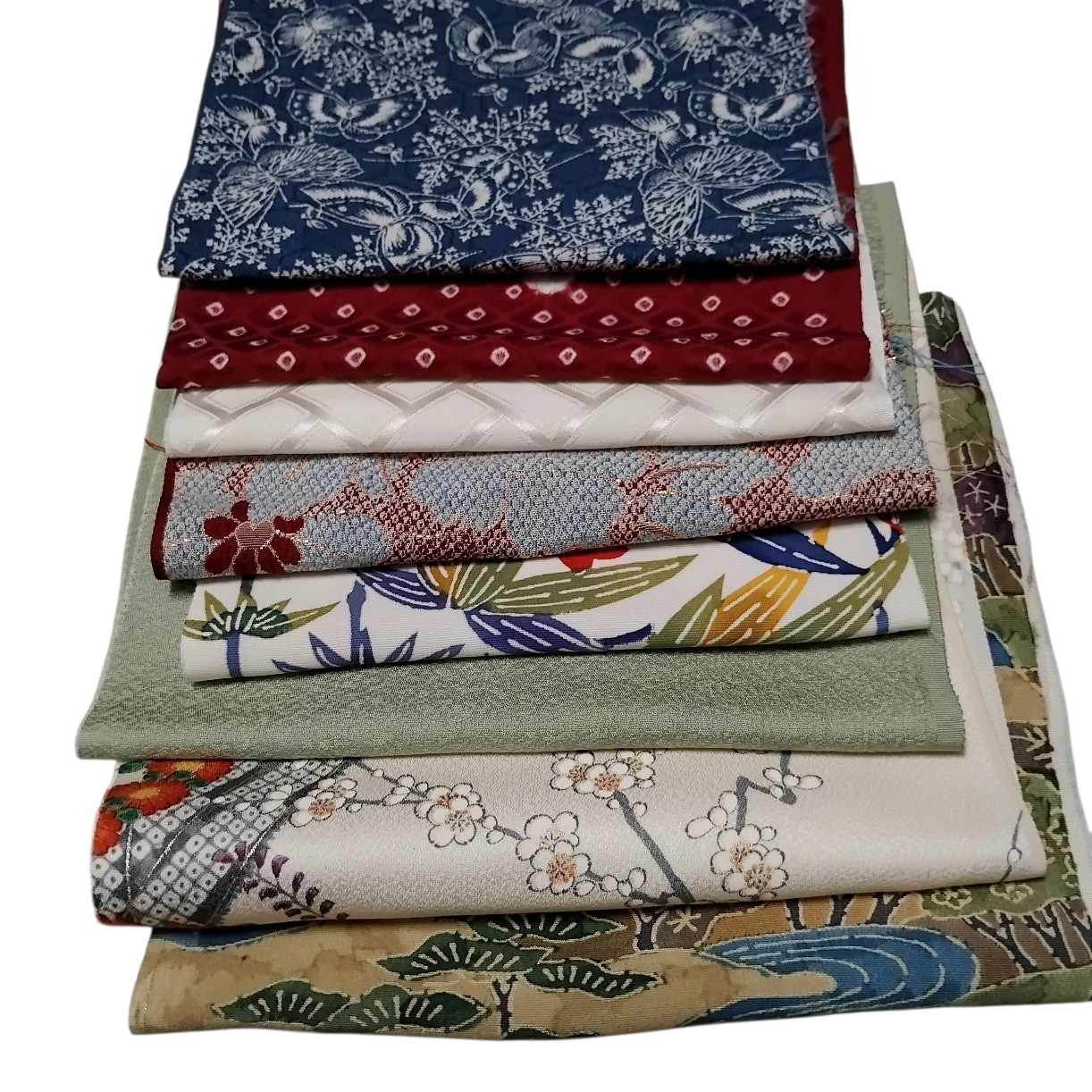 bundel 8 coupons zijde 30x15cm 1k