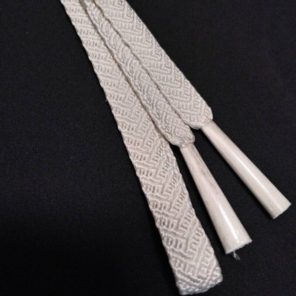 Obijime handgeknoopt zijden koord  160cm m/labels