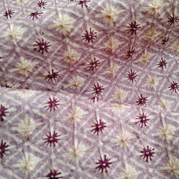 Shibori kimonozijde handgemaakt 160x36cm