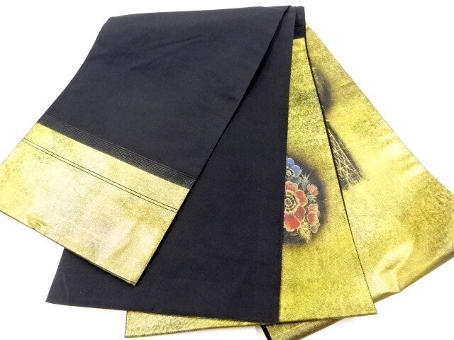 Fukuro OBI vintage 'Nacré' ingelegd met parelmoer