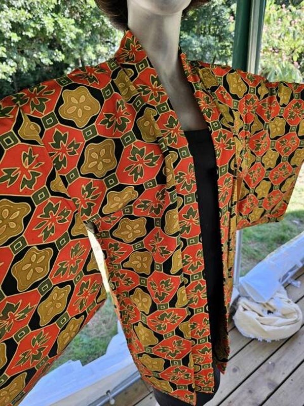 Haori natuurlijke kleuren vintage nieuw