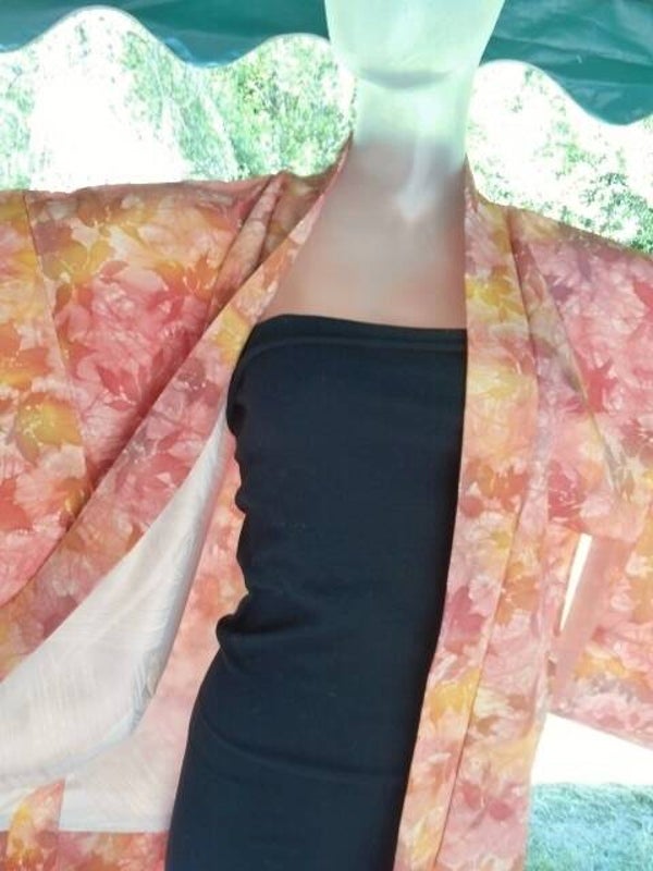 haori met mooie roze tinten vintage nieuw