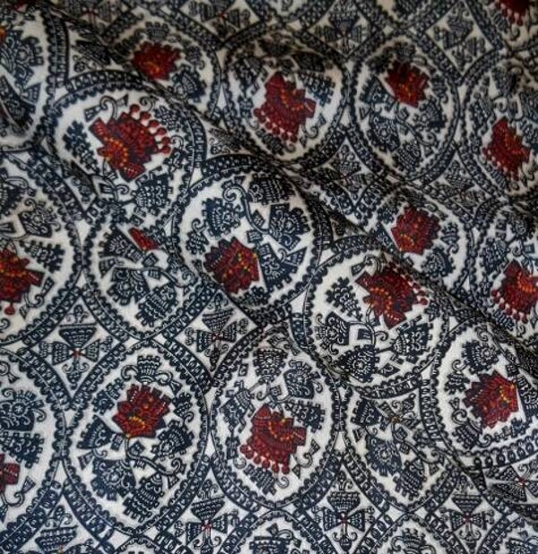 Vloeiende kimonozijde 100% natuurlijk antiek 100 tot 150x34cm