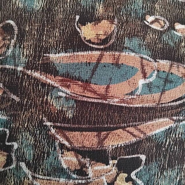 Stevige antieke crepe kimonozijde van 40x35cm tot 160x35cm