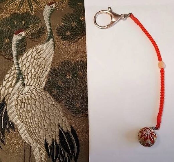 Japanse tassenhanger sierraad handwerk steentjes