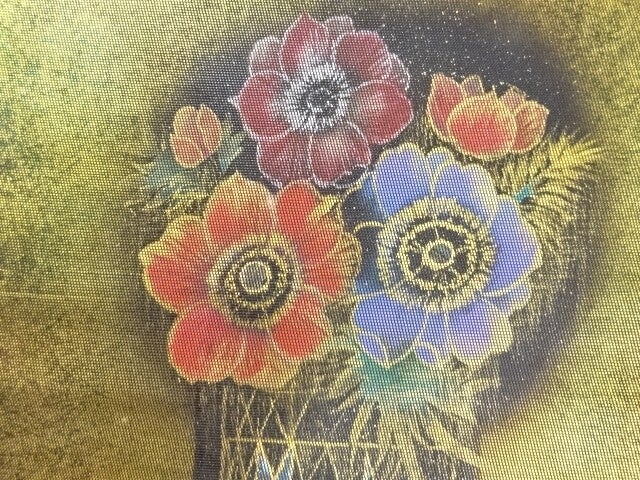 Fukuro OBI vintage 'Nacré' ingelegd met parelmoer