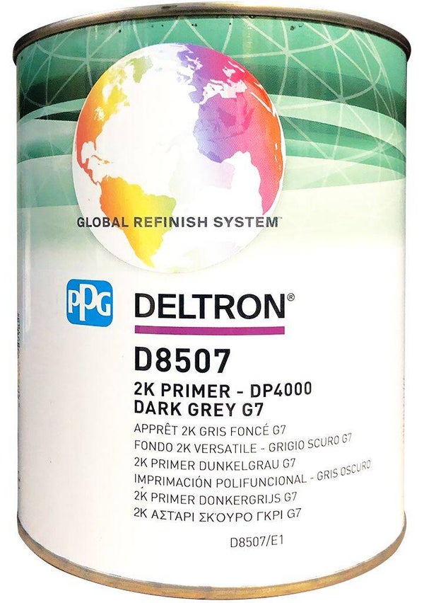 PPG D8507 Gris foncé G7- Appret autolissant acrylique DP4000 2K 1L