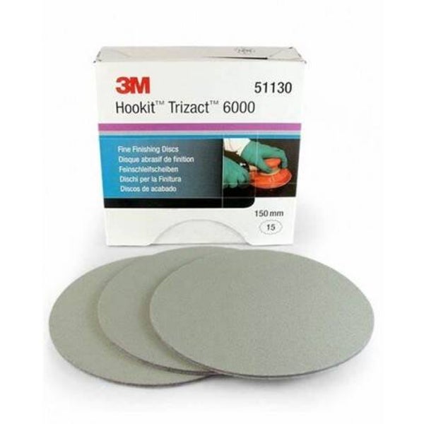 3M 51130 15x Trizact 150mm P6000