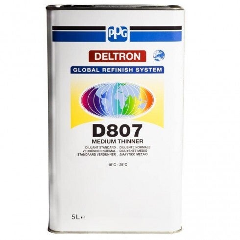 PPG D807 Medium Thinner 5L