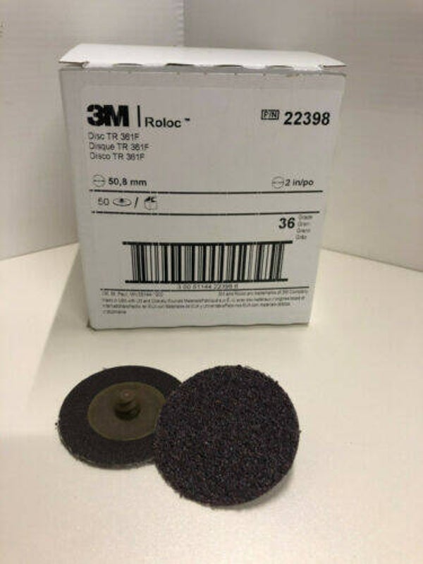 50 x 3M 22398 ROLOC BROWN P36 50MM