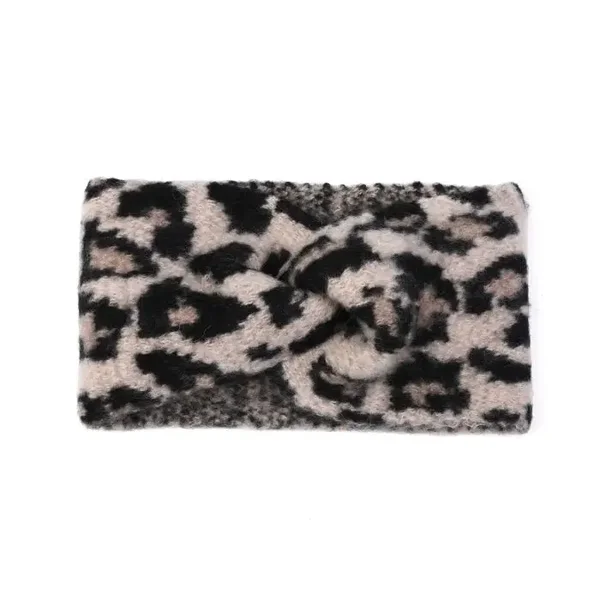 Haarband  winter panter