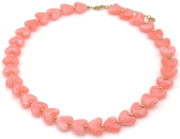 Ketting hartjes koraal
