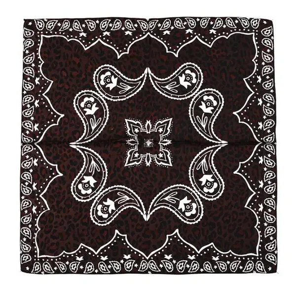 Kort sjaaltje Coffee/ panter