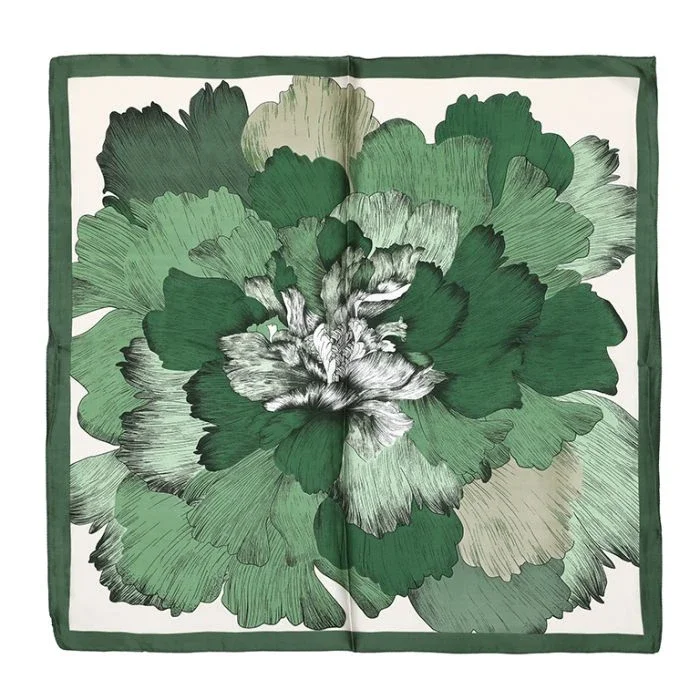 kort sjaaltje groene bloem