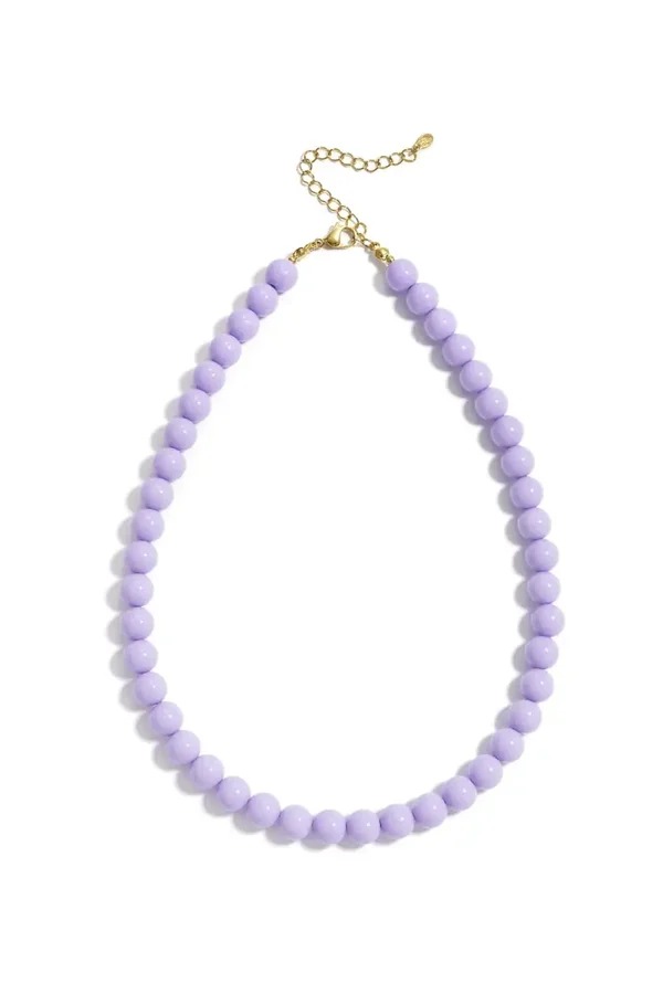 Kralen ketting lila