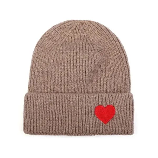 Muts taupe hartje
