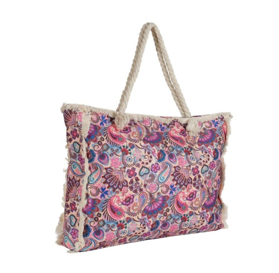 Beachbag Lilly roze