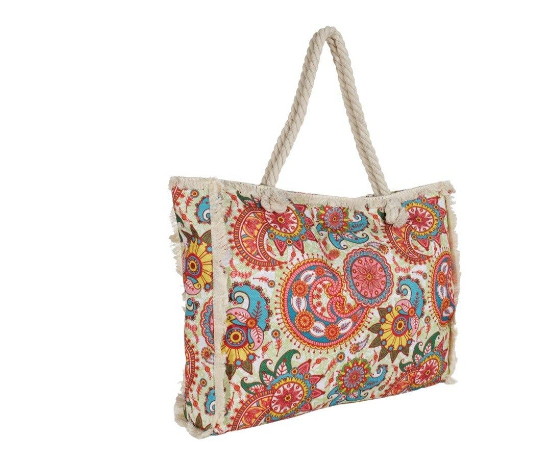 Beachbag Lilly lichtgroen