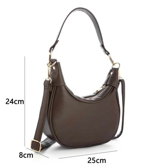 Schoudertas Maan coffee