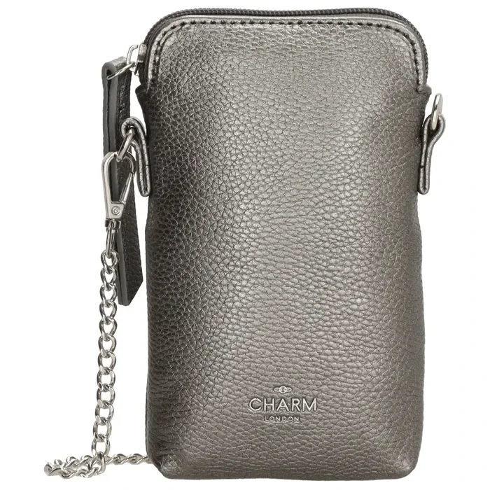 Telefoontasje CHARM London metallic