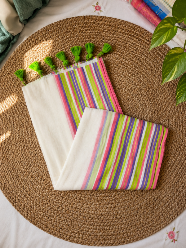 Mul cotton saree
