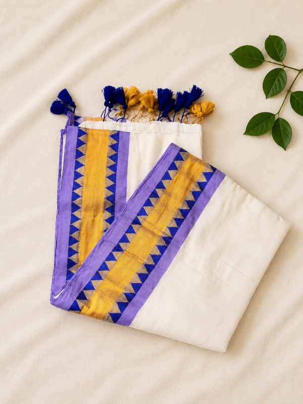 Mul cotton saree with kanchi border