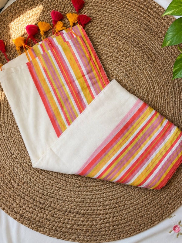 Mul cotton saree
