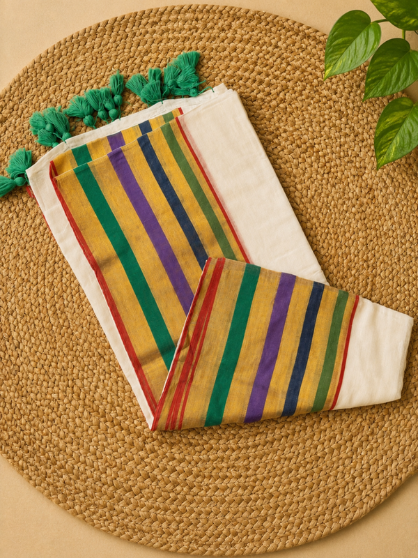 Mul cotton saree