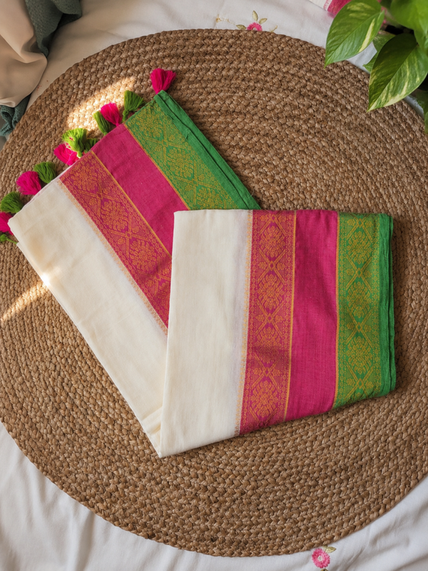 Mul cotton saree