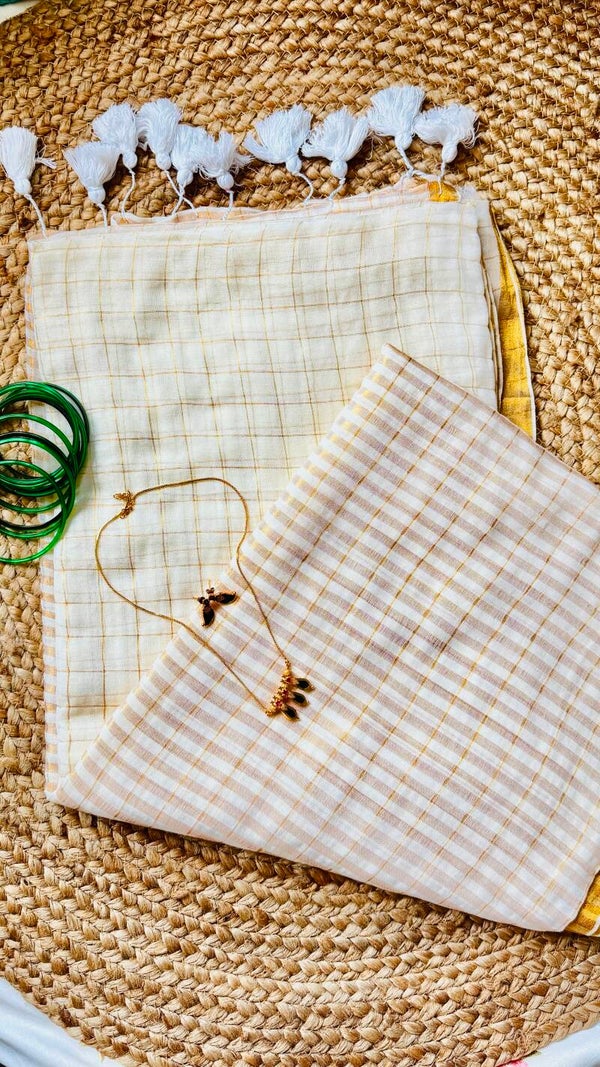 Mul cotton saree