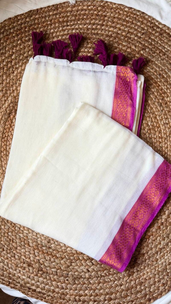 Mul Cotton saree